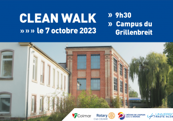 Participez à la Clean Walk du campus Grillenbreit !